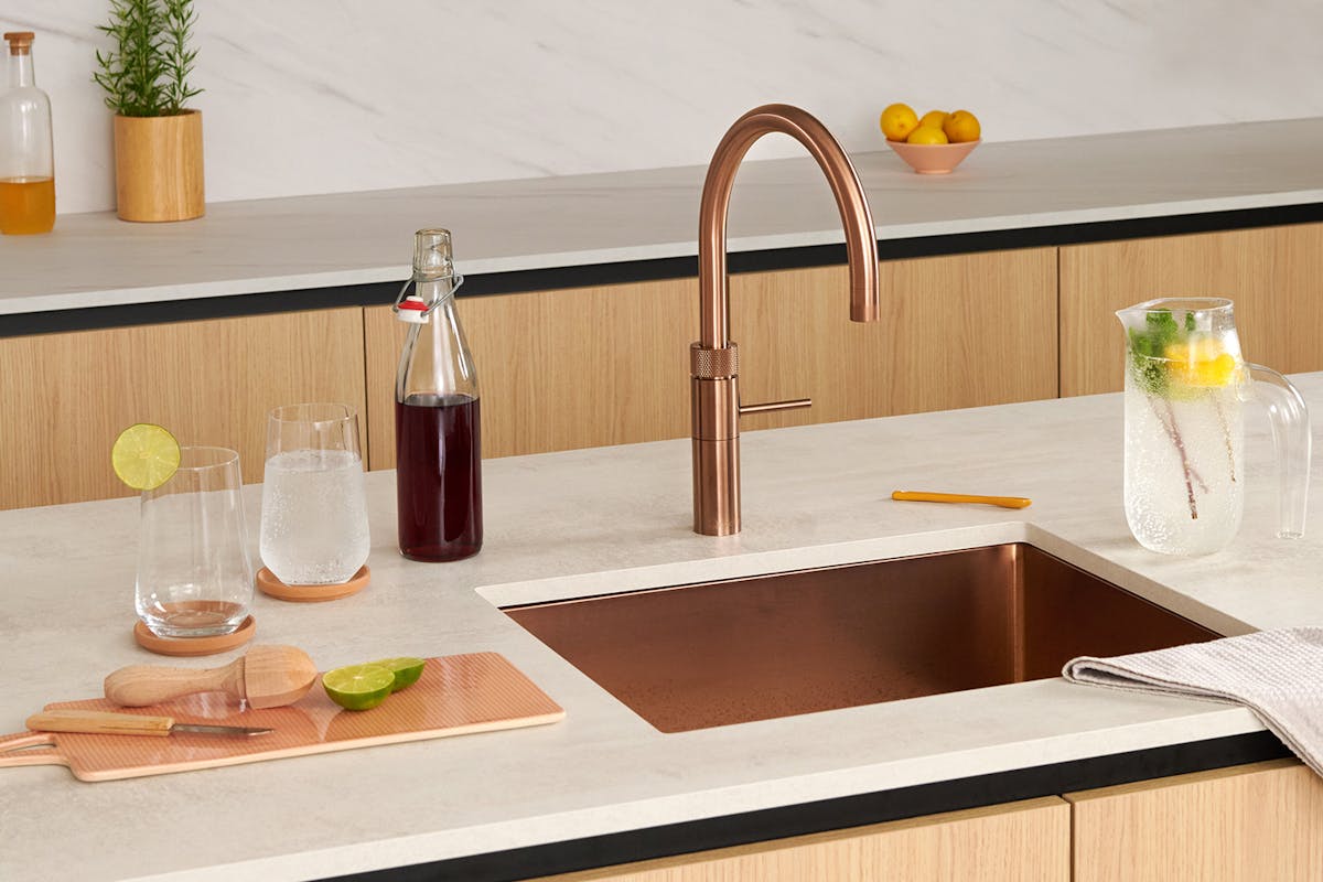 Quooker Fusion Round Tap | Rose Copper | FNRRCO-3
