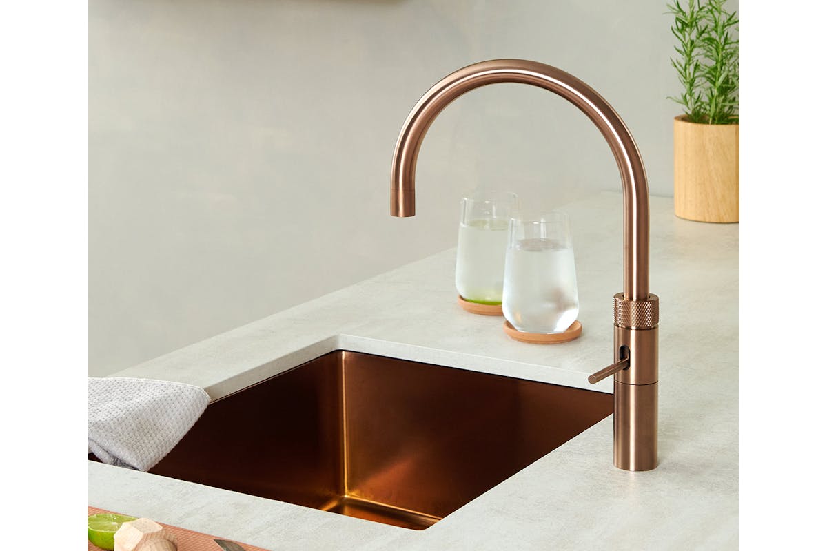 Quooker Fusion Round Tap | Rose Copper | FNRRCO-4