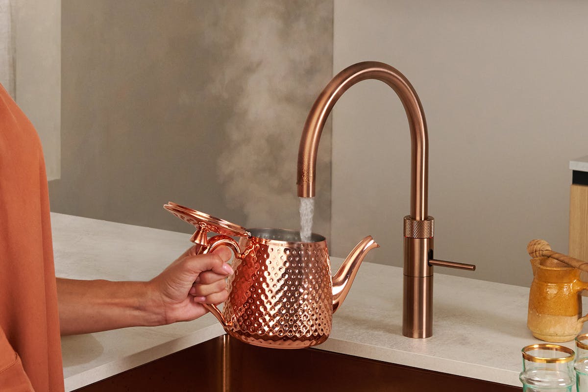 Quooker Fusion Round Tap | Rose Copper | FNRRCO-5