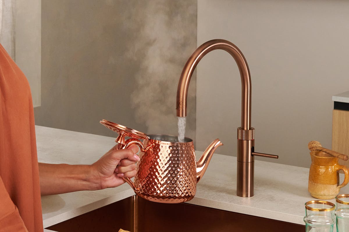 Quooker Fusion Round Tap | Rose Copper | FNRRCO-6