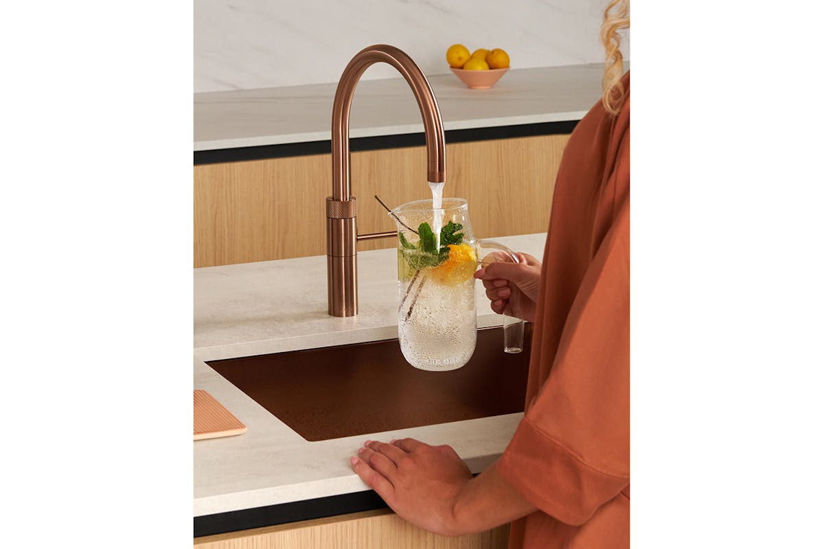 Quooker Fusion Round Tap | Rose Copper | FNRRCO-9