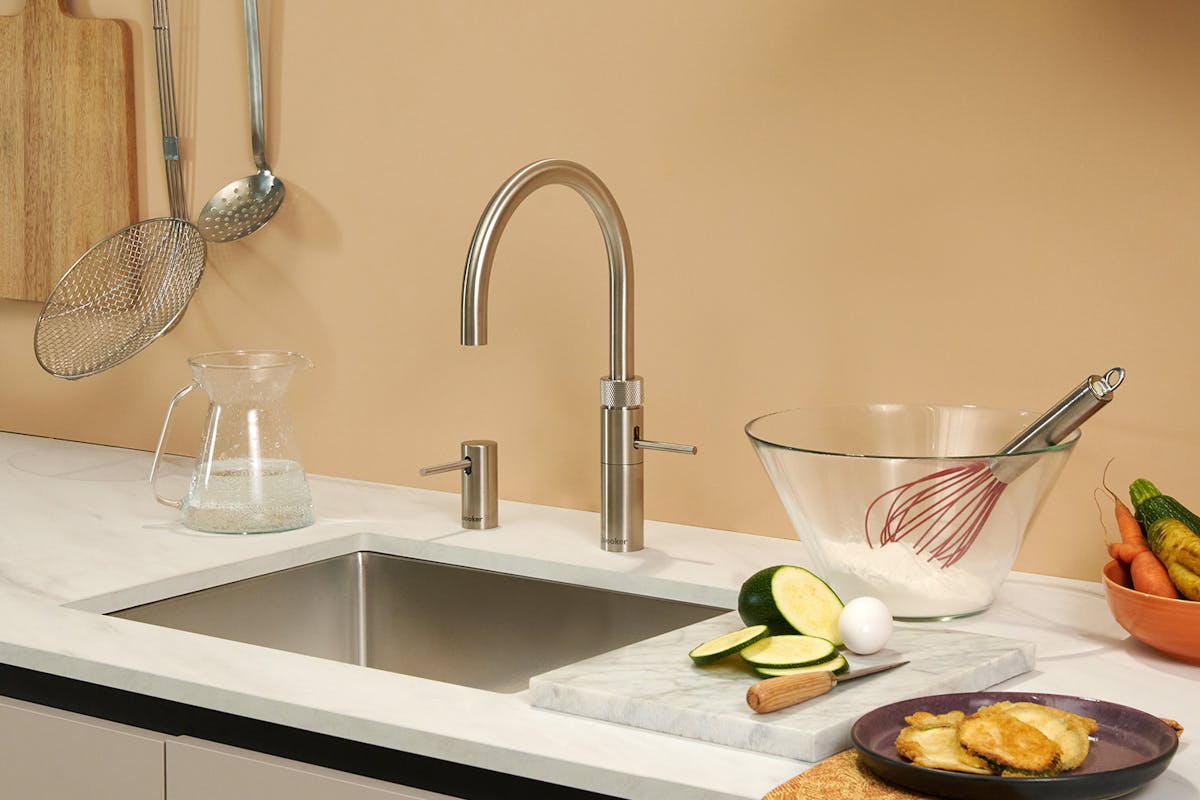 Quooker Fusion Round Tap | Stainless Steel | FNRSST-11