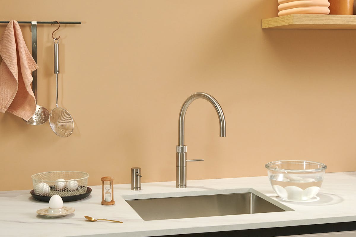 Quooker Fusion Round Tap | Stainless Steel | FNRSST-14