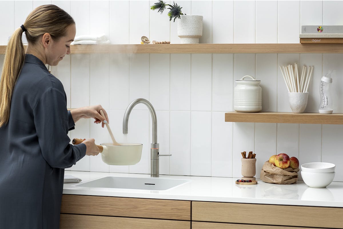 Quooker Fusion Round Tap | Stainless Steel | FNRSST-2