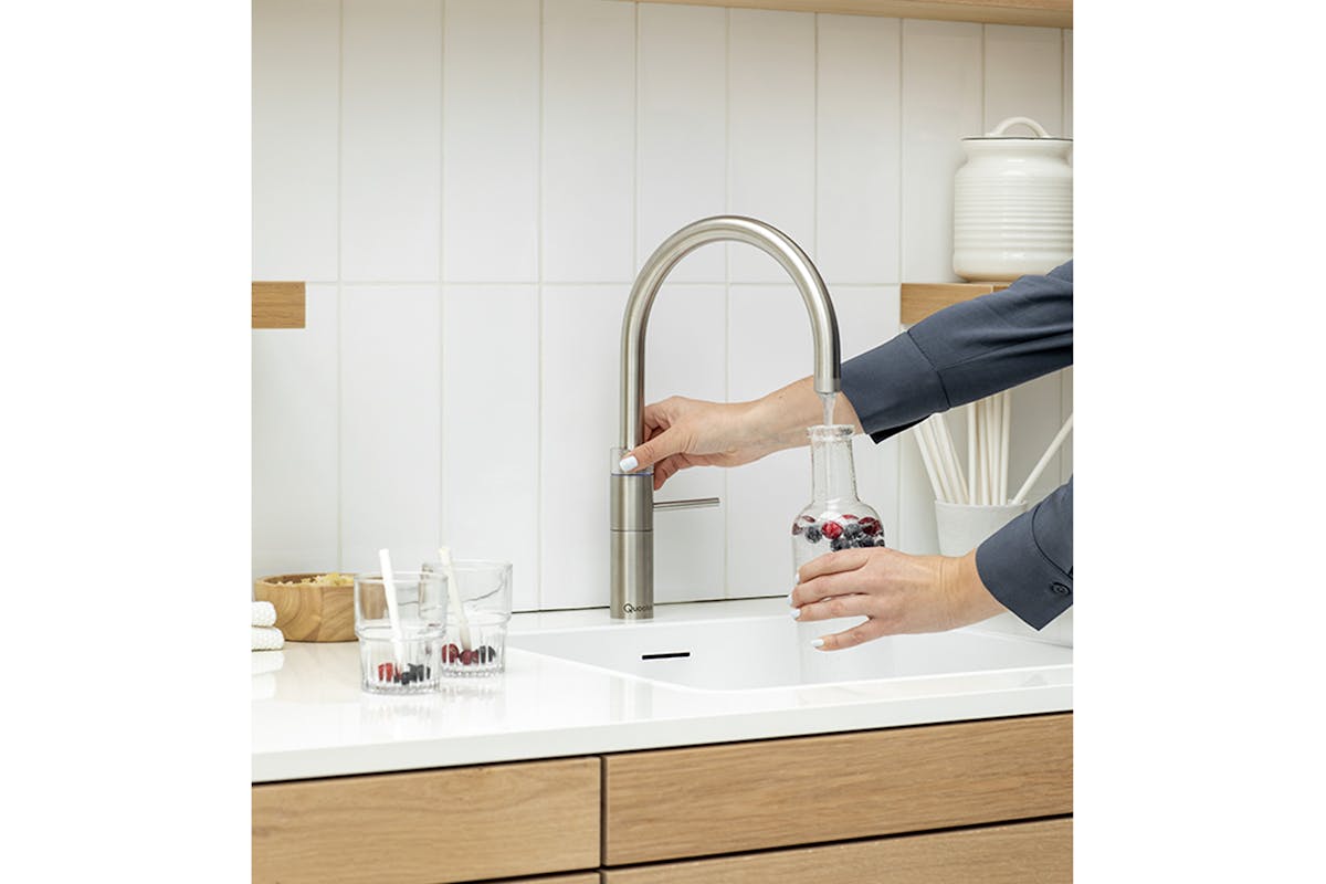 Quooker Fusion Round Tap | Stainless Steel | FNRSST-4