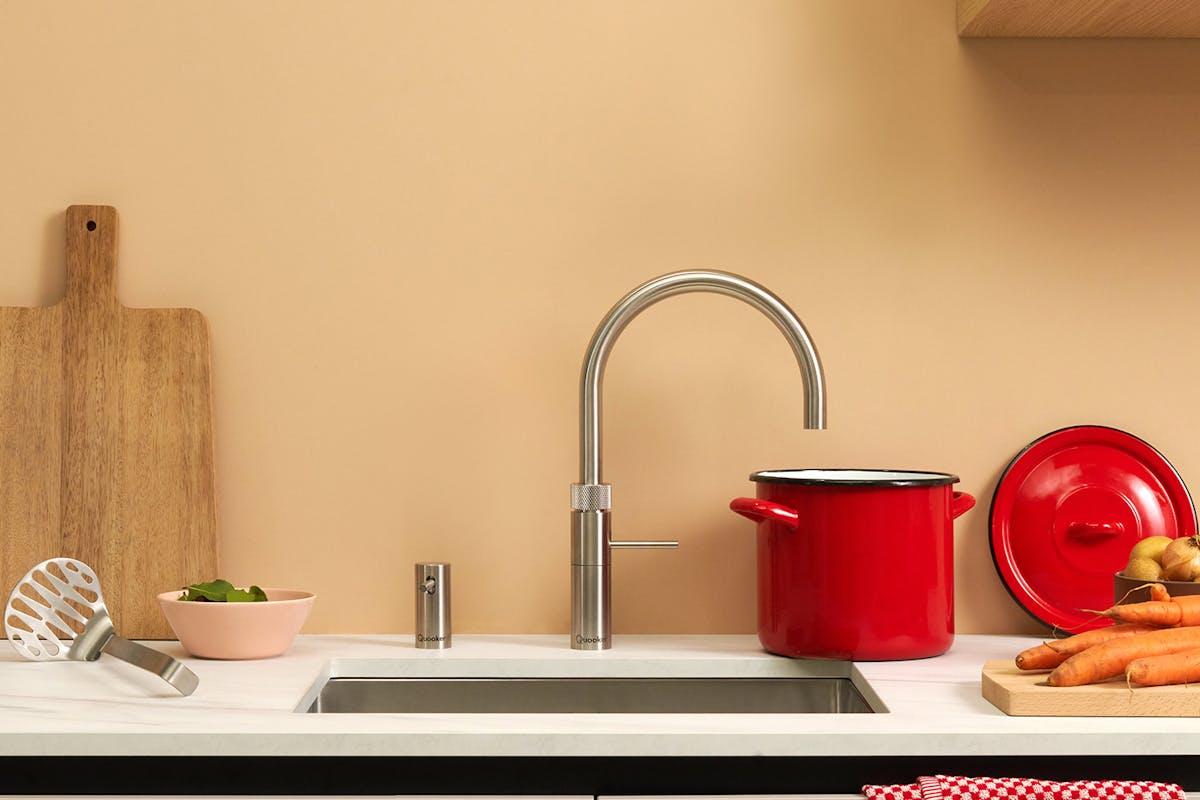 Quooker Fusion Round Tap | Stainless Steel | FNRSST-8