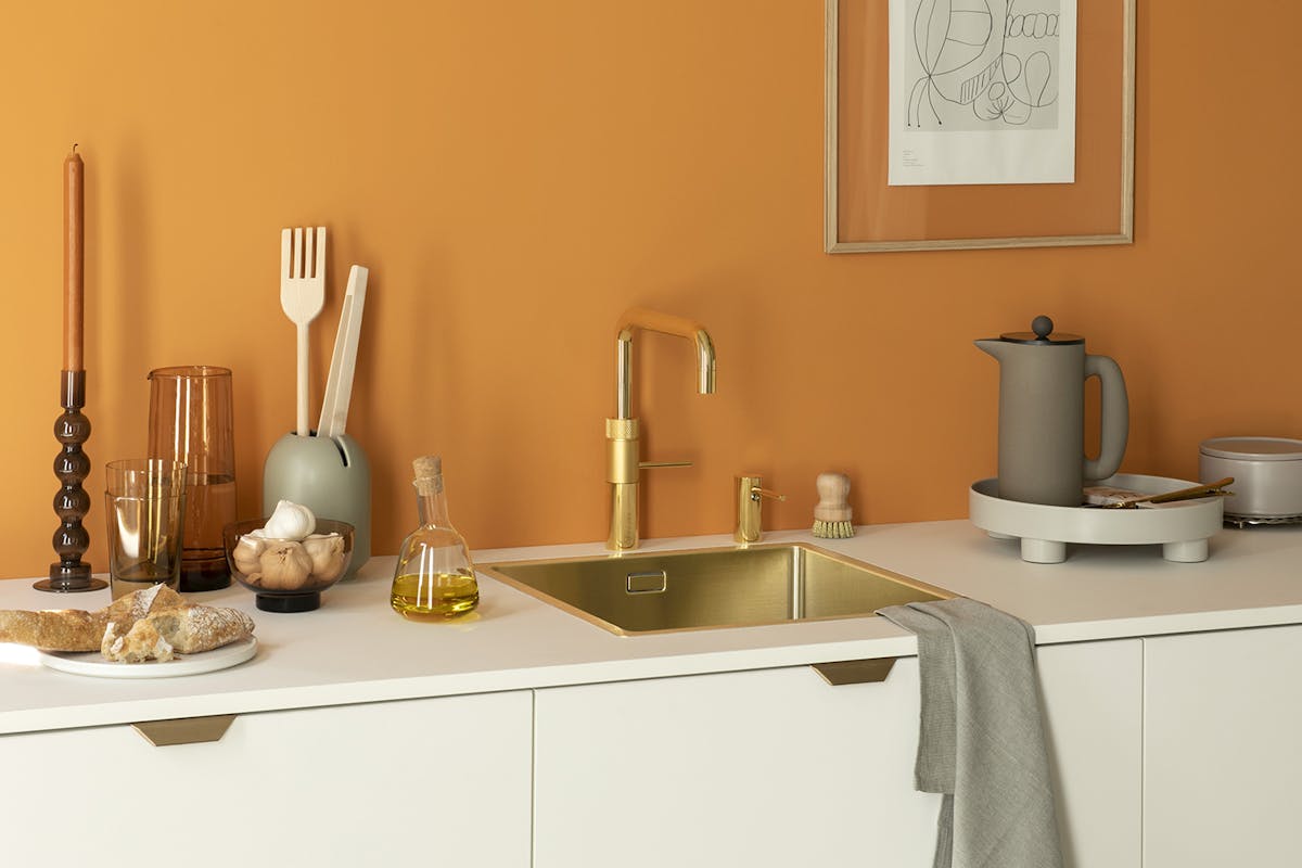 Quooker Fusion Square Tap | Gold | FNSGLD-10