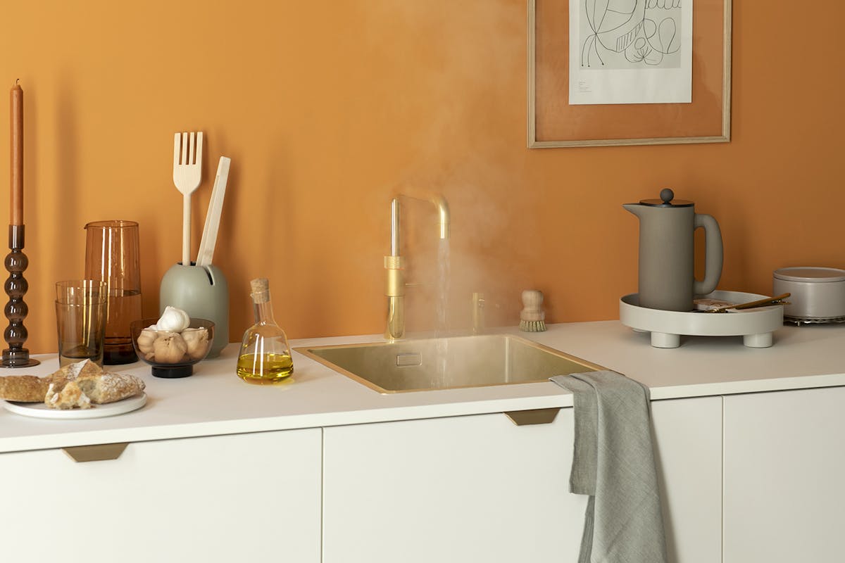 Quooker Fusion Square Tap | Gold | FNSGLD-12