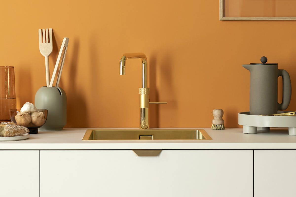 Quooker Fusion Square Tap | Gold | FNSGLD-6