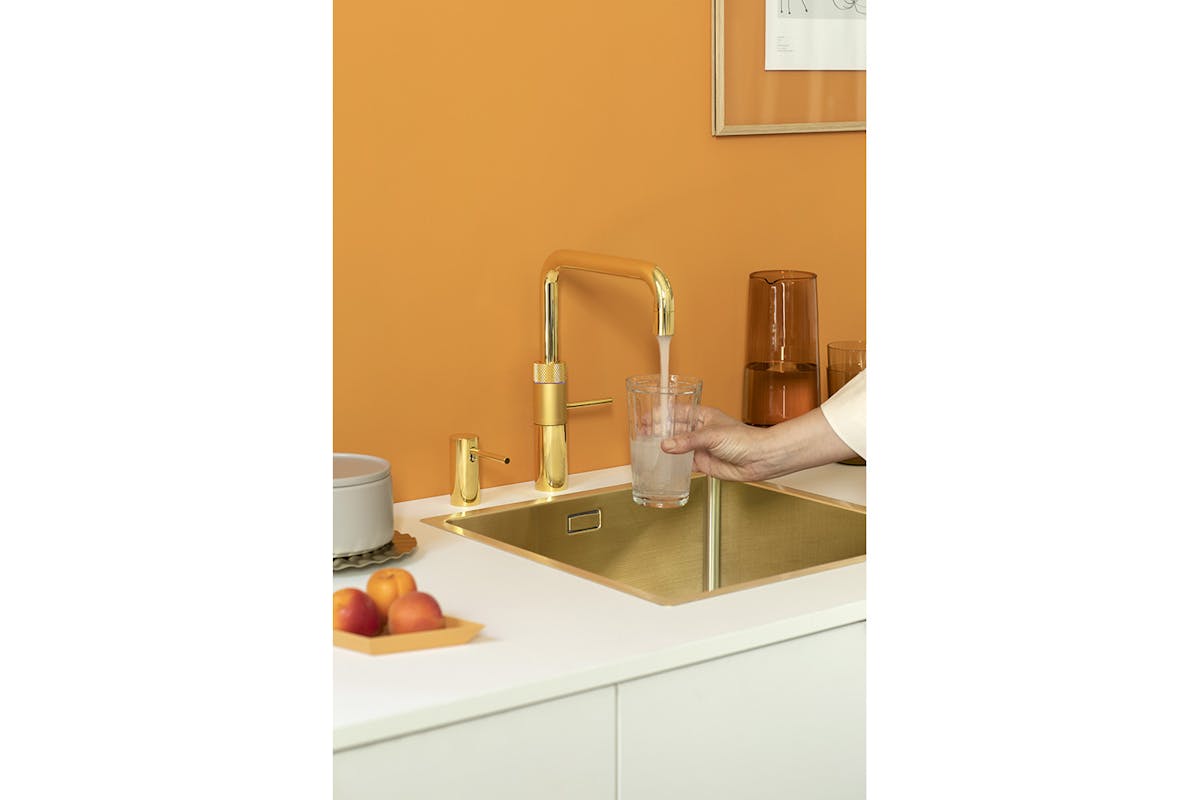 Quooker Fusion Square Tap | Gold | FNSGLD-7