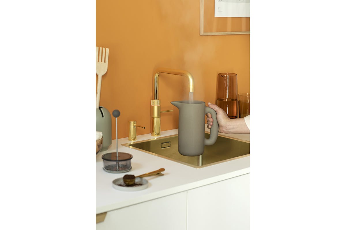 Quooker Fusion Square Tap | Gold | FNSGLD-8