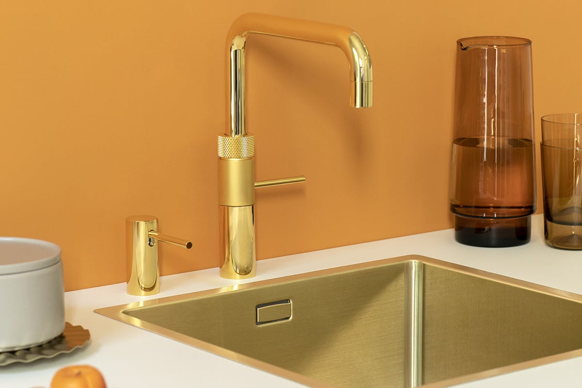 Quooker Fusion Square Tap | Gold | FNSGLD-9