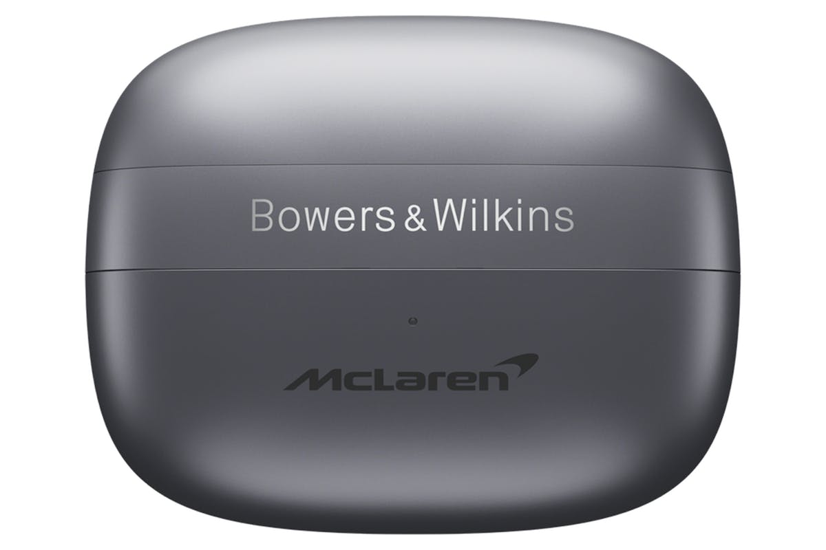 Bowers & Wilkins Pi8 McLaren In-Ear Headphones Earbuds | Galvanic Grey/Papaya-2