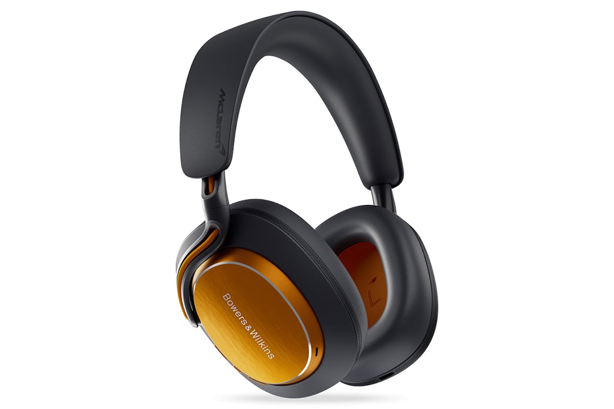 Bowers & Wilkins Px8 S2 McLaren Edition Over-Ear Noise Cancelling Wireless Headphones | Anthracite Grey/Papaya