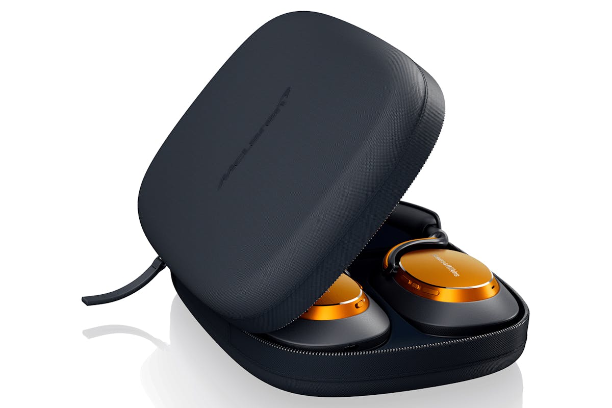 Bowers & Wilkins Px8 S2 McLaren Edition Over-Ear Noise Cancelling Wireless Headphones | Anthracite Grey/Papaya-4