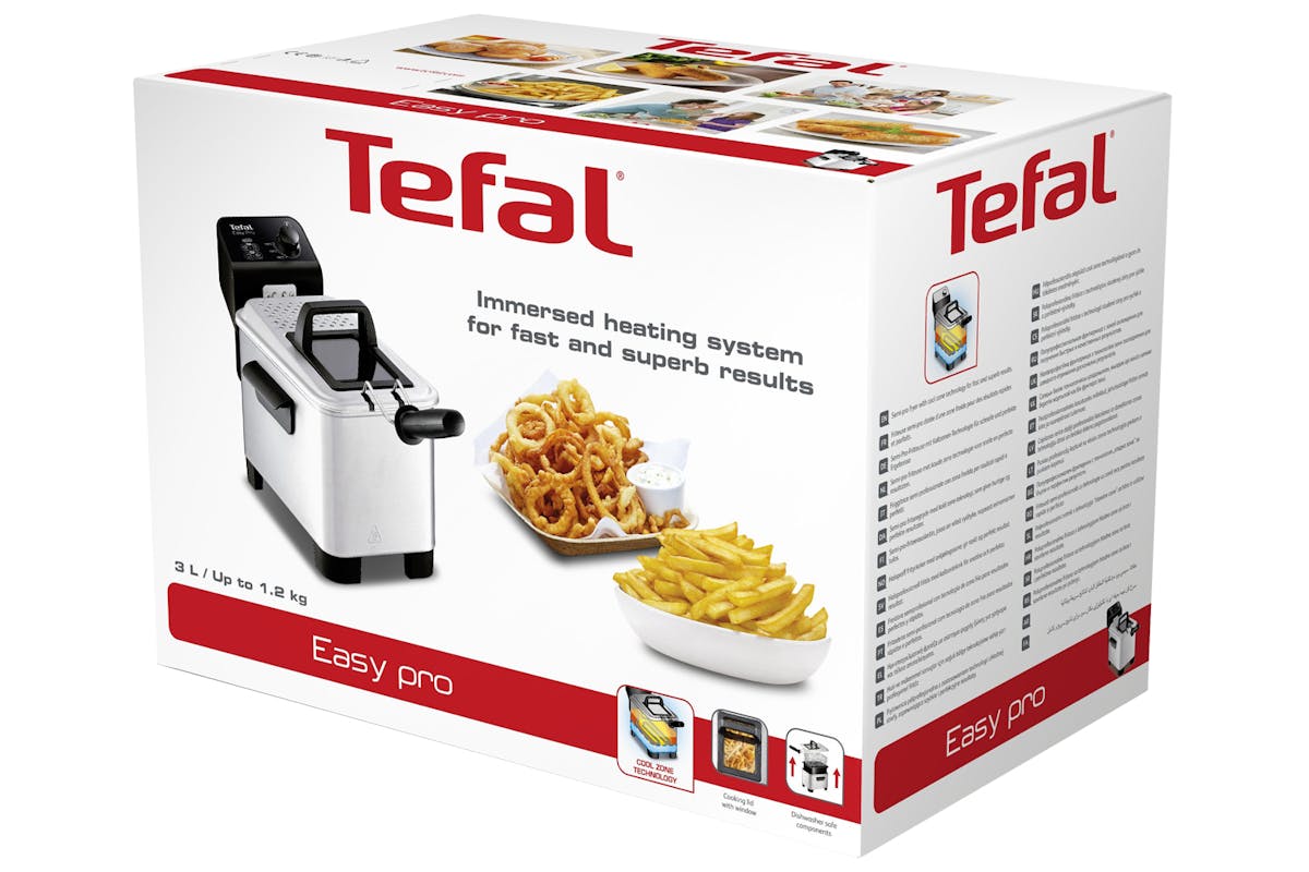Tefal Easy Pro 1.2kg 4 Portions Deep Fryer | FR333040 | Brushed Stainless Steel-7