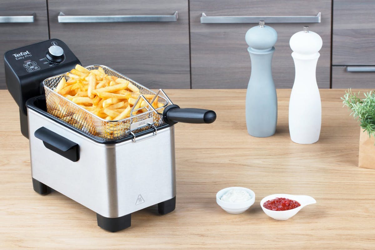 Tefal Easy Pro 1.2kg 4 Portions Deep Fryer | FR333040 | Brushed Stainless Steel-2