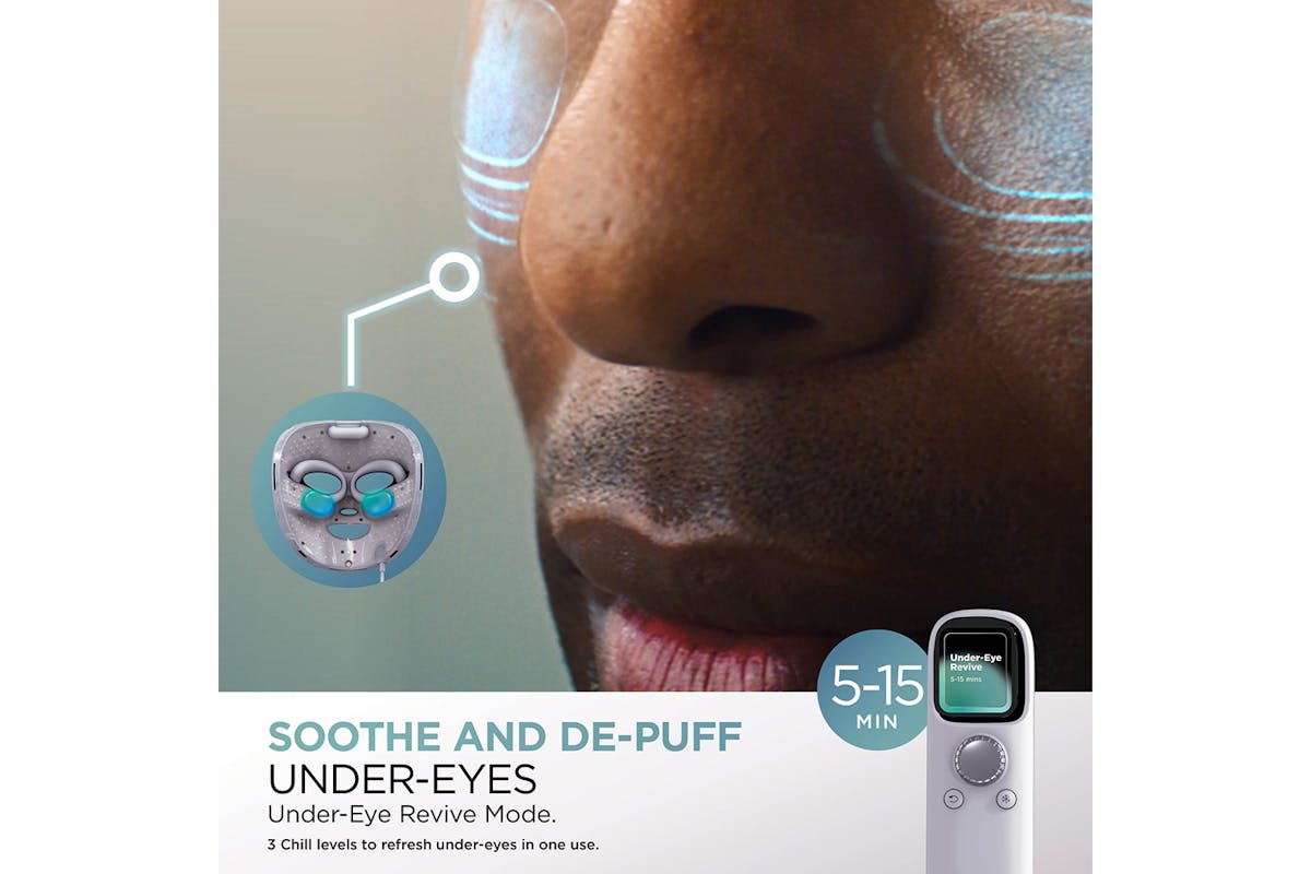 Shark CryoGlow Under Eye Cooling LED Mask | FW312IEPL-8