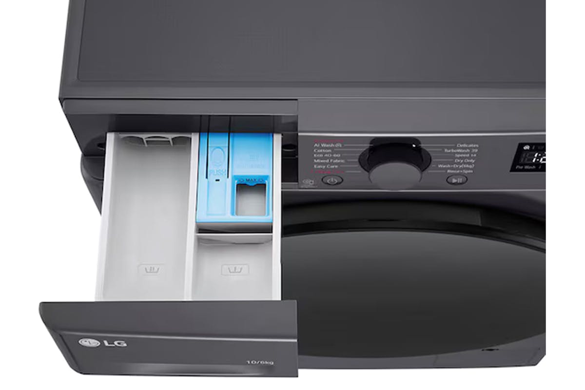 LG Series 4 10kg Washer / 6kg Dryer Freestanding Washer Dryer | FWY706GBTN1-13