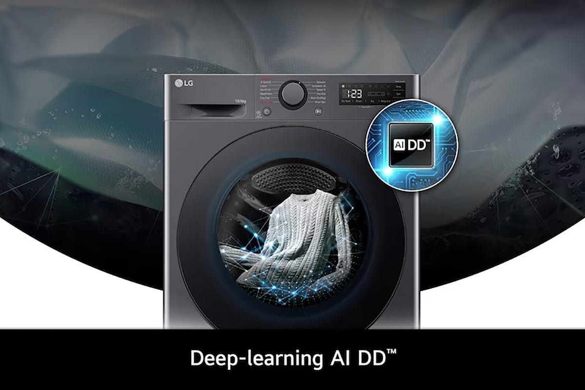 LG Series 4 10kg Washer / 6kg Dryer Freestanding Washer Dryer | FWY706GBTN1-7