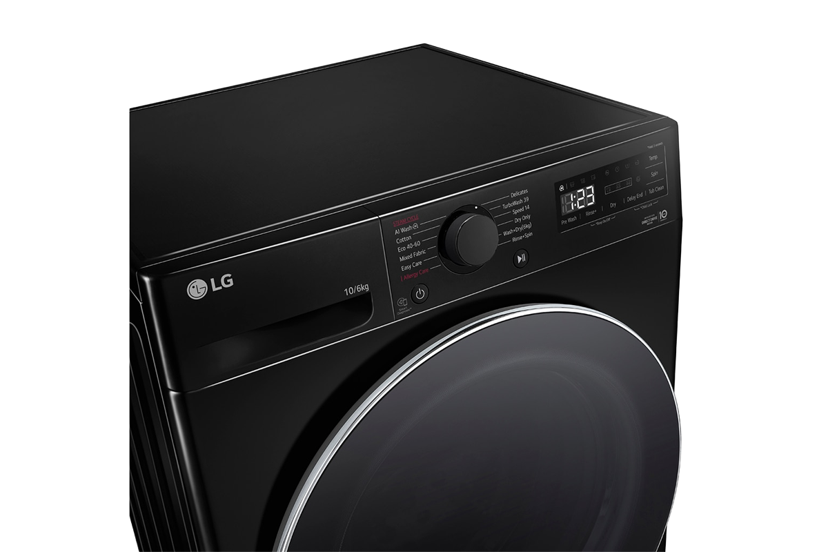 LG Series 4 Pro 10kg Washer / 6kg Dryer Freestanging Washer Dryer | FWY706NCTN1-8