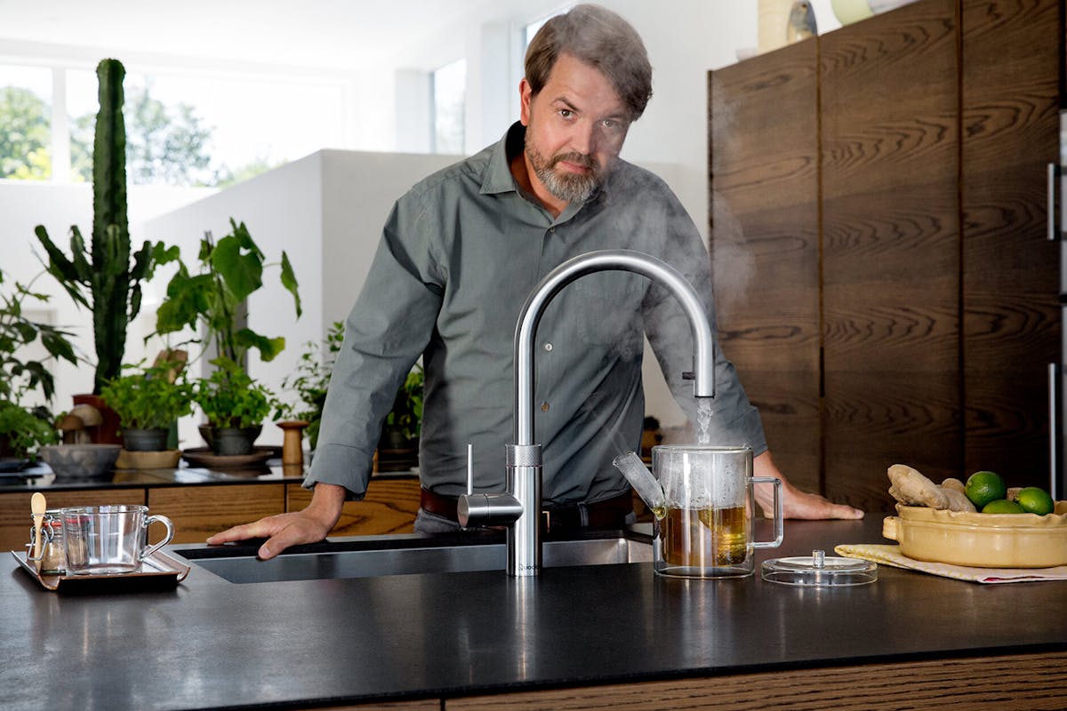 Quooker Flex Round Tap | Stainless Steel | FXRSST-12
