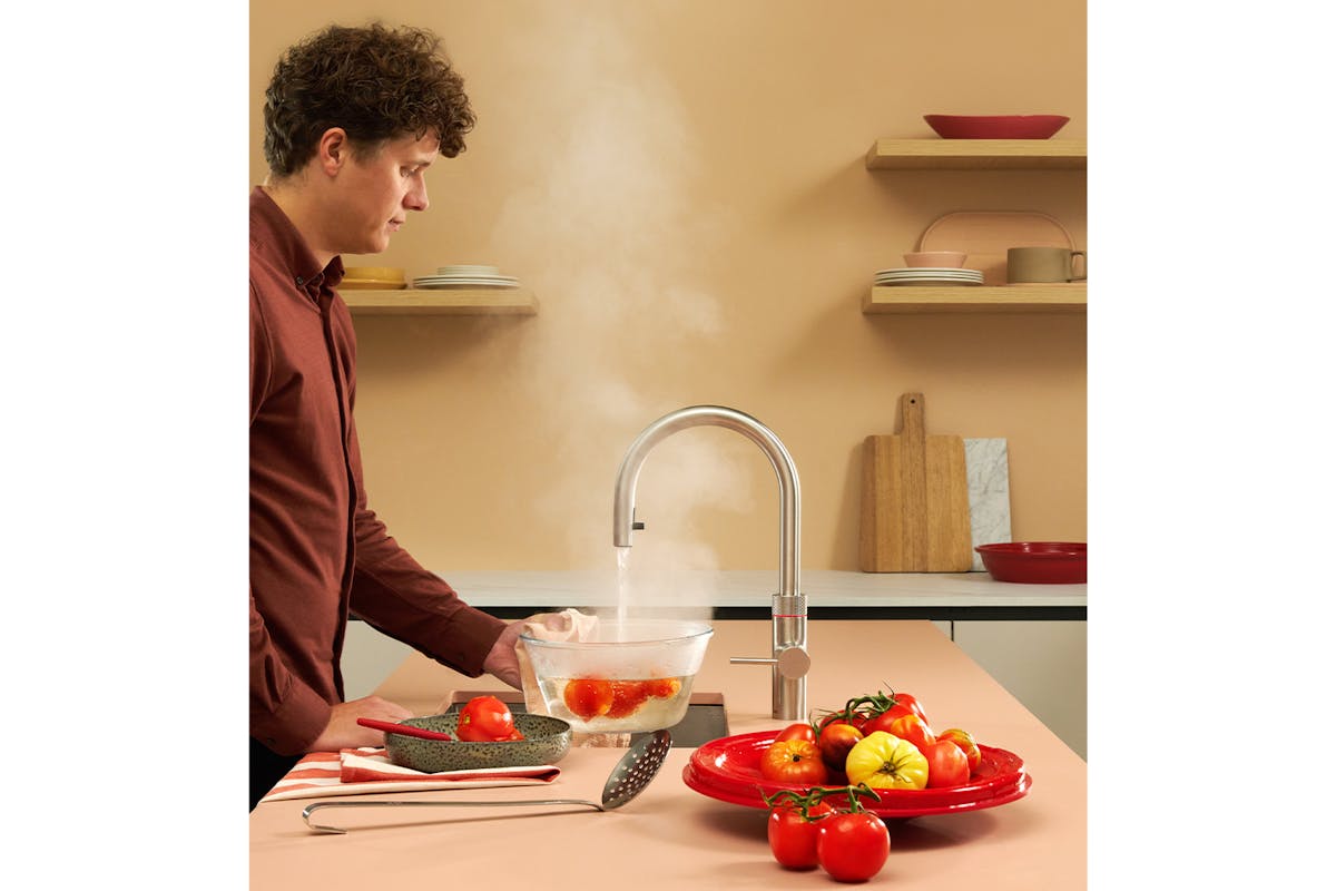 Quooker Flex Round Tap | Stainless Steel | FXRSST-14