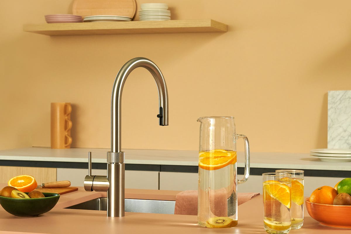 Quooker Flex Round Tap | Stainless Steel | FXRSST-15