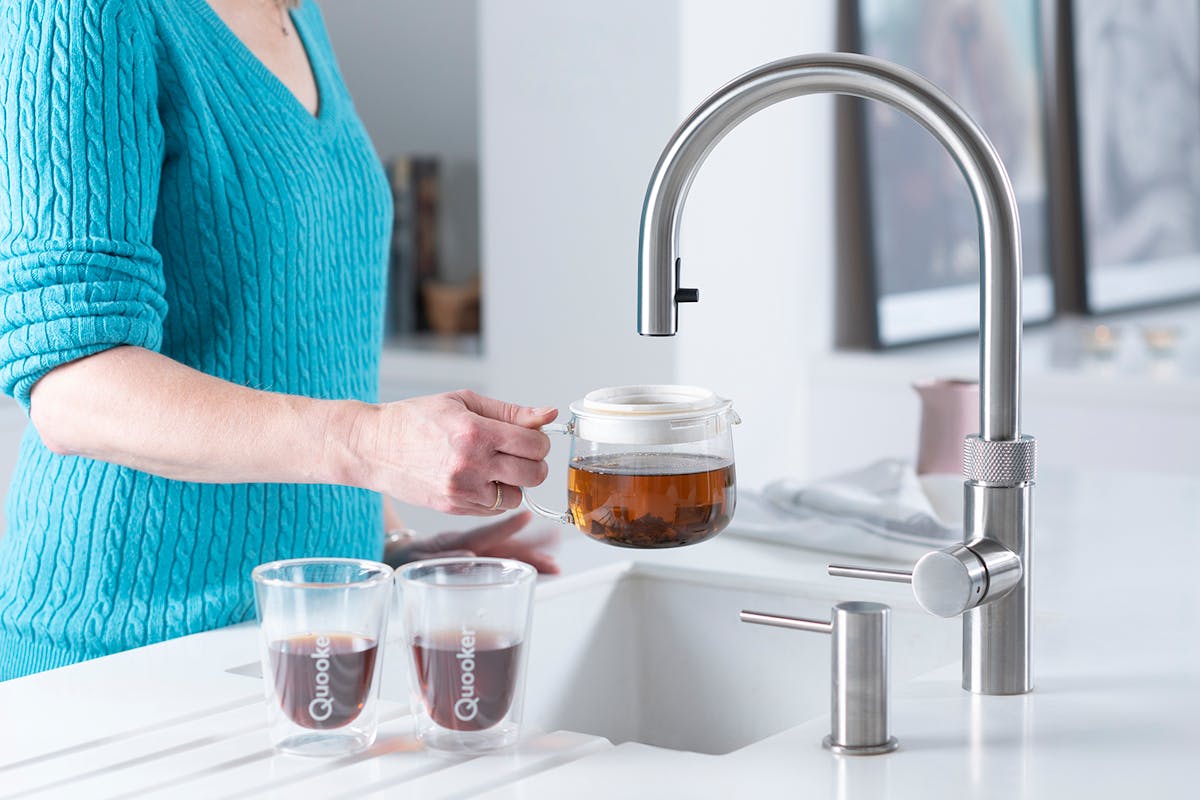 Quooker Flex Round Tap | Stainless Steel | FXRSST-3