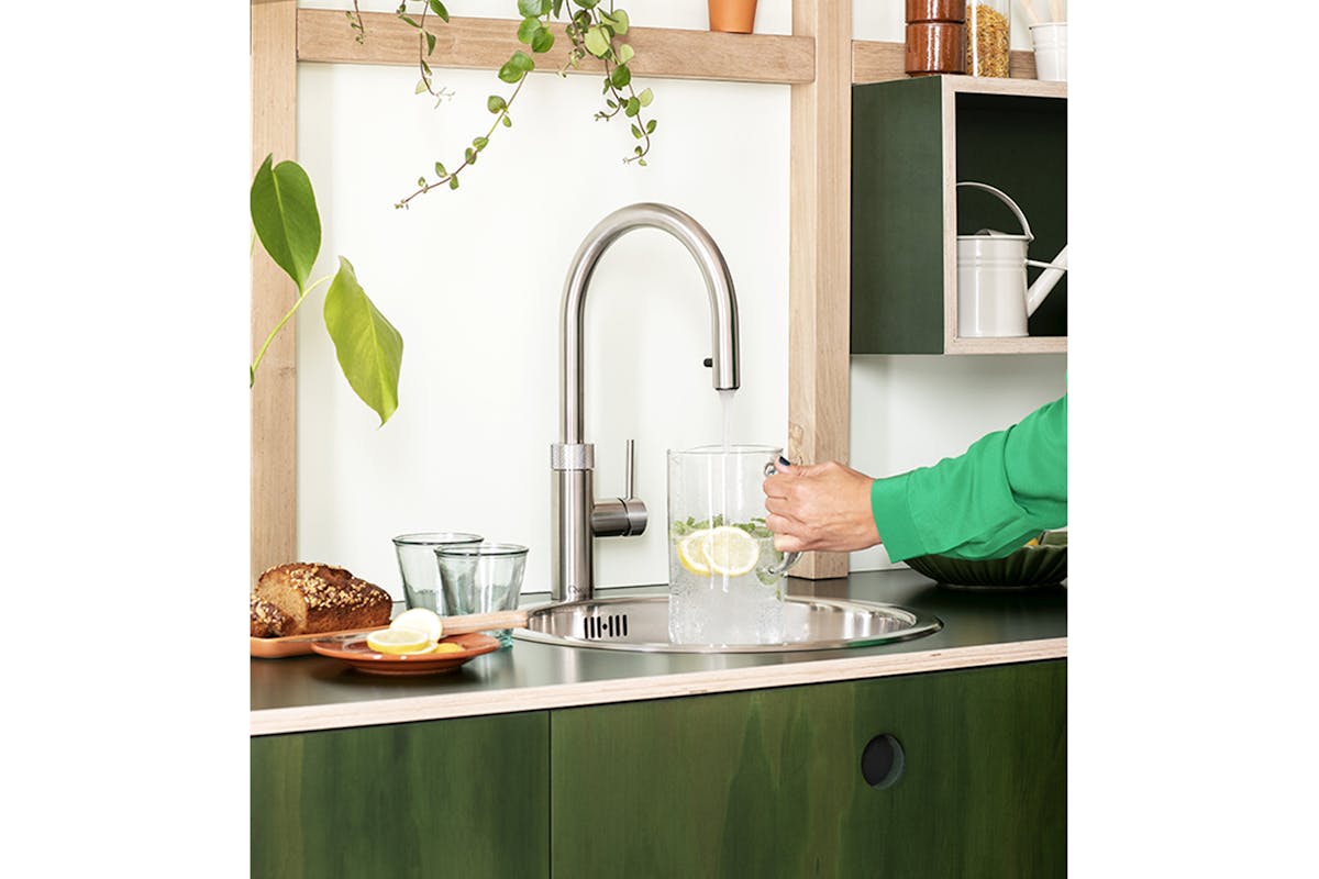 Quooker Flex Round Tap | Stainless Steel | FXRSST-4