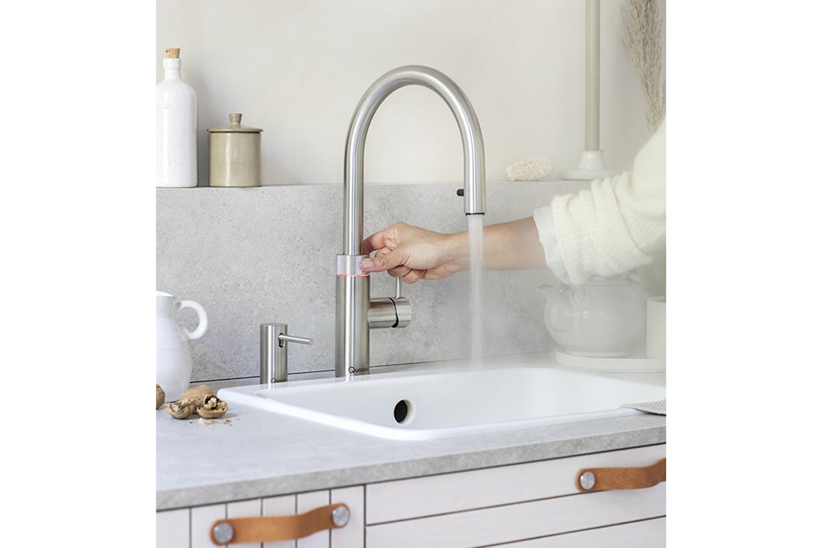 Quooker Flex Round Tap | Stainless Steel | FXRSST-7
