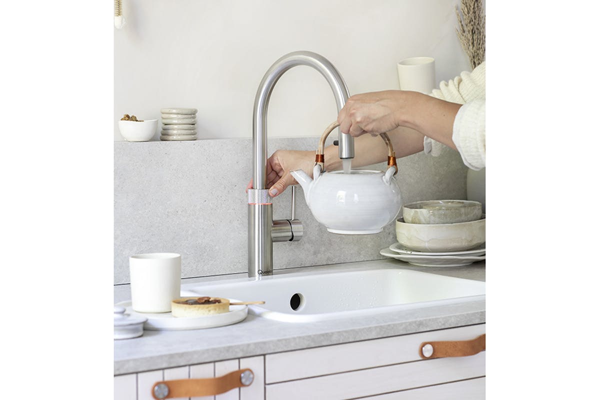 Quooker Flex Round Tap | Stainless Steel | FXRSST-8