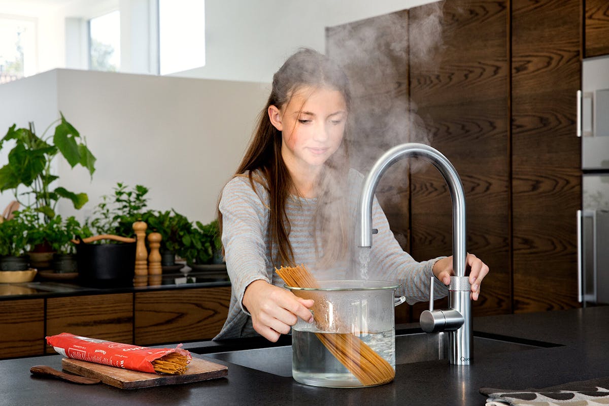 Quooker Flex Round Tap | Stainless Steel | FXRSST-9
