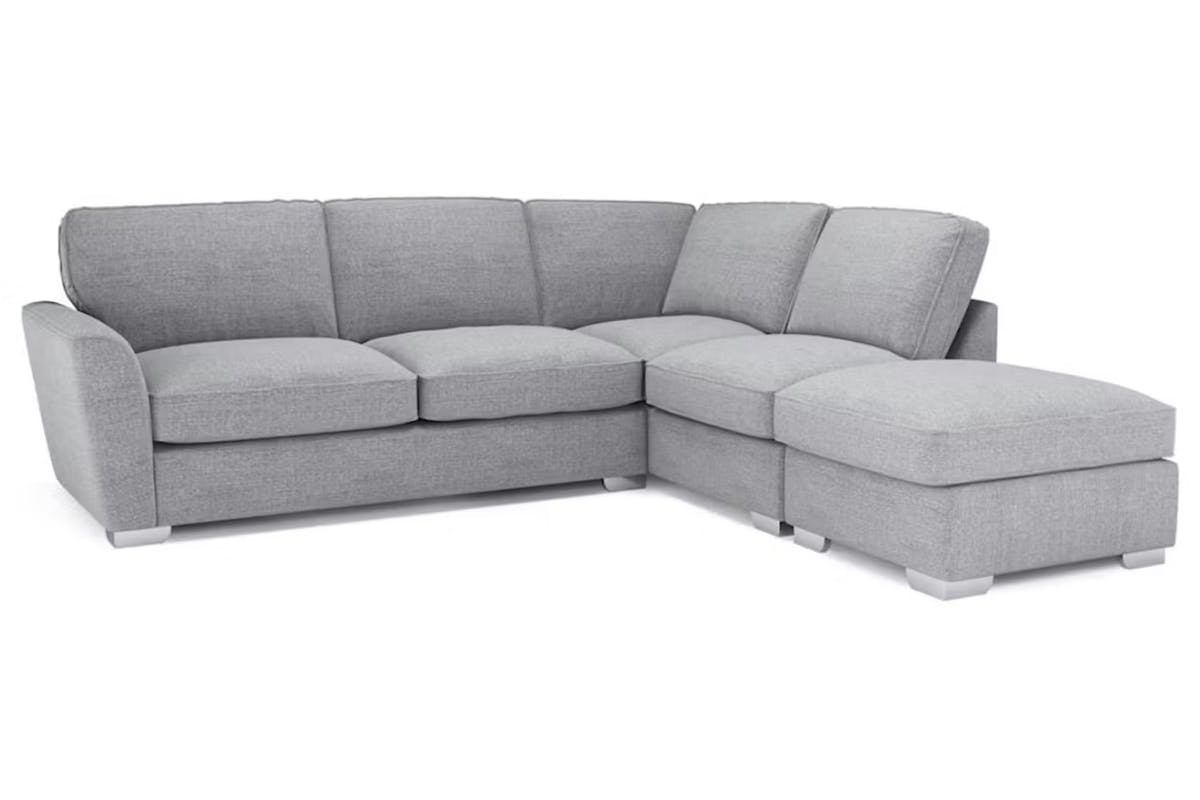 Fantasia Corner Sofa | Formal Back | Footstool