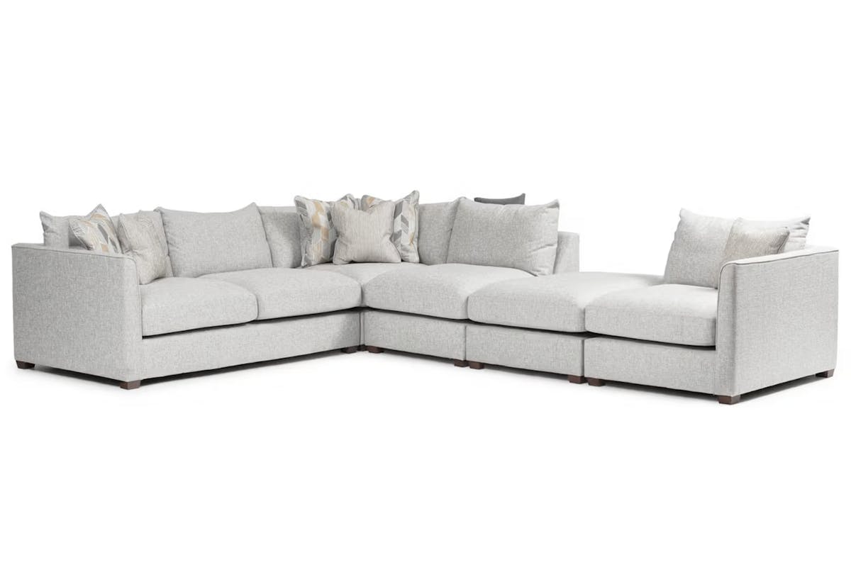 Faye Corner Sofa | Footstool | Grey