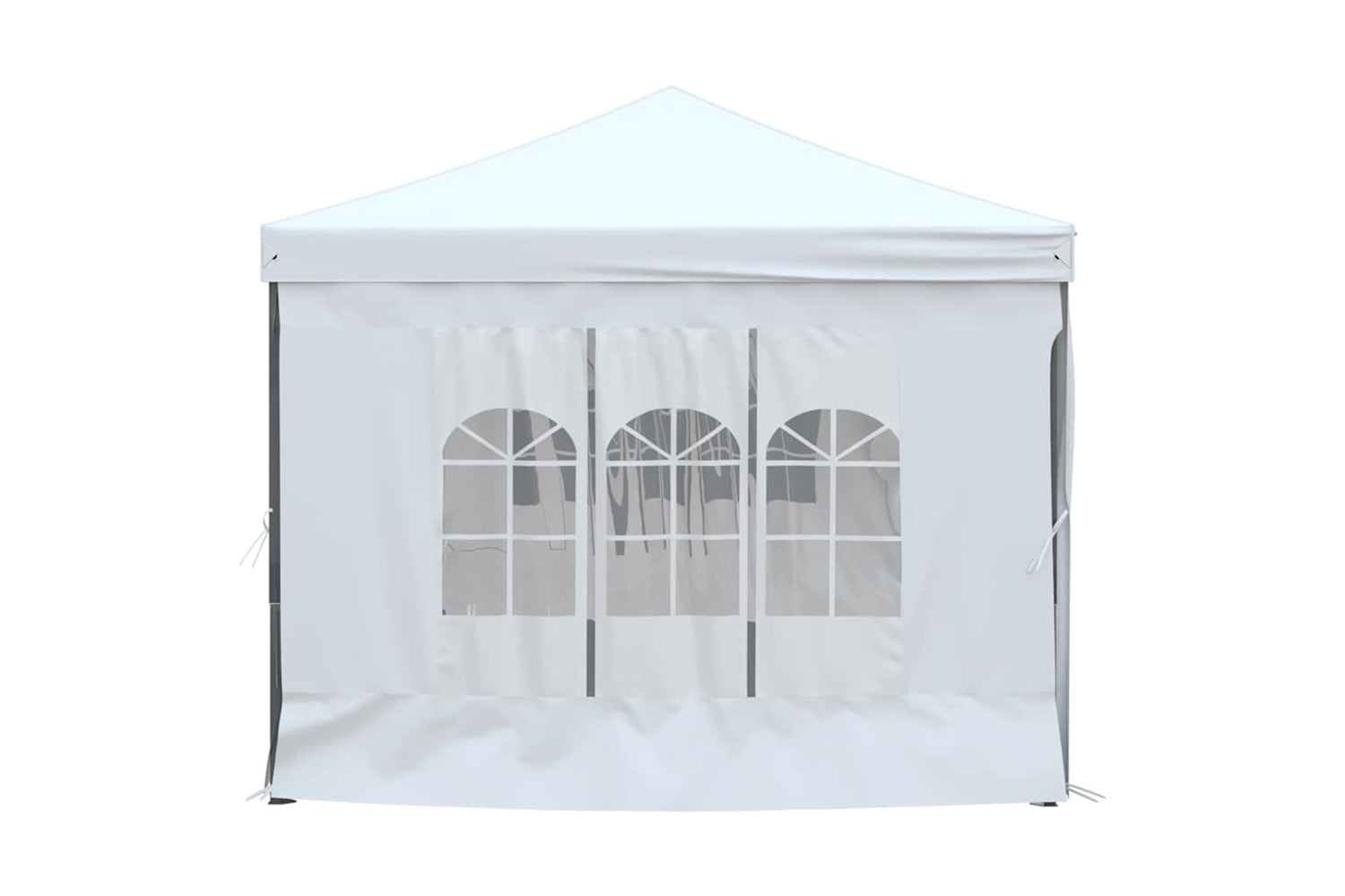 Vidaxl 93545 Folding Party Tent With Sidewalls White 3x6 M-3