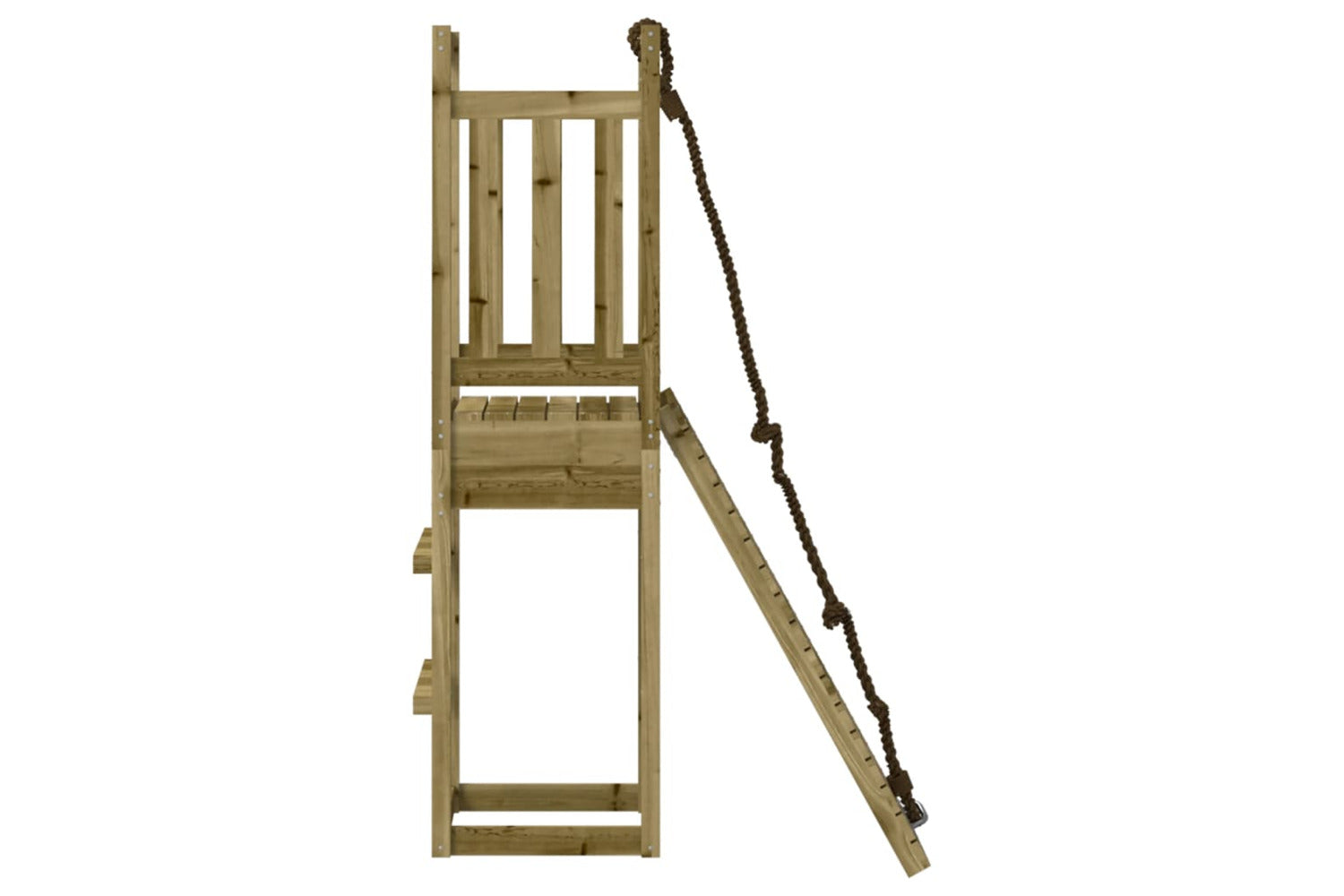 Vidaxl 3155947 Playhouse With Climbing Wall Impregnated Wood Pine-6