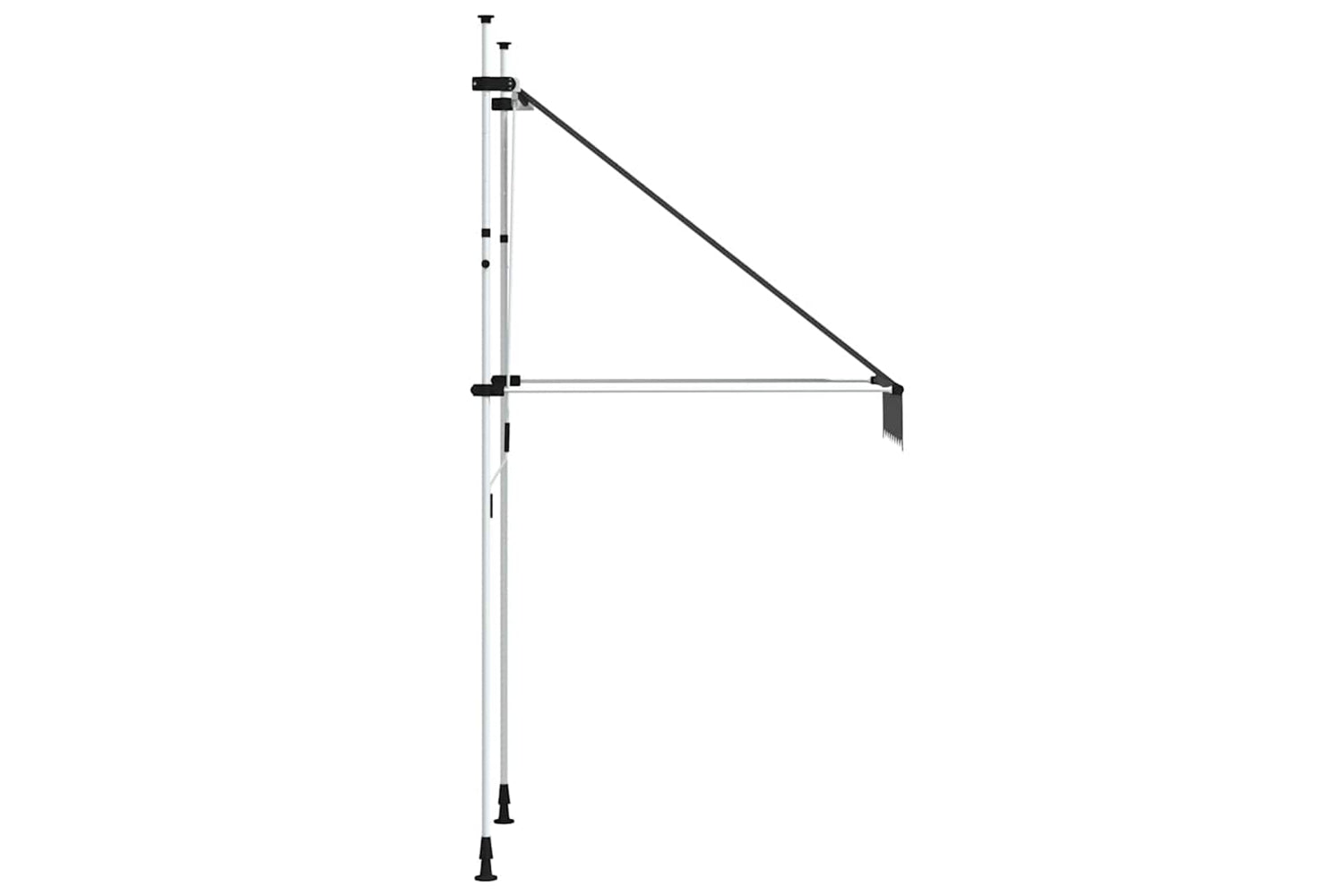 vidaXL 145832 Manual Retractable Awning 100cm Anthracite-3