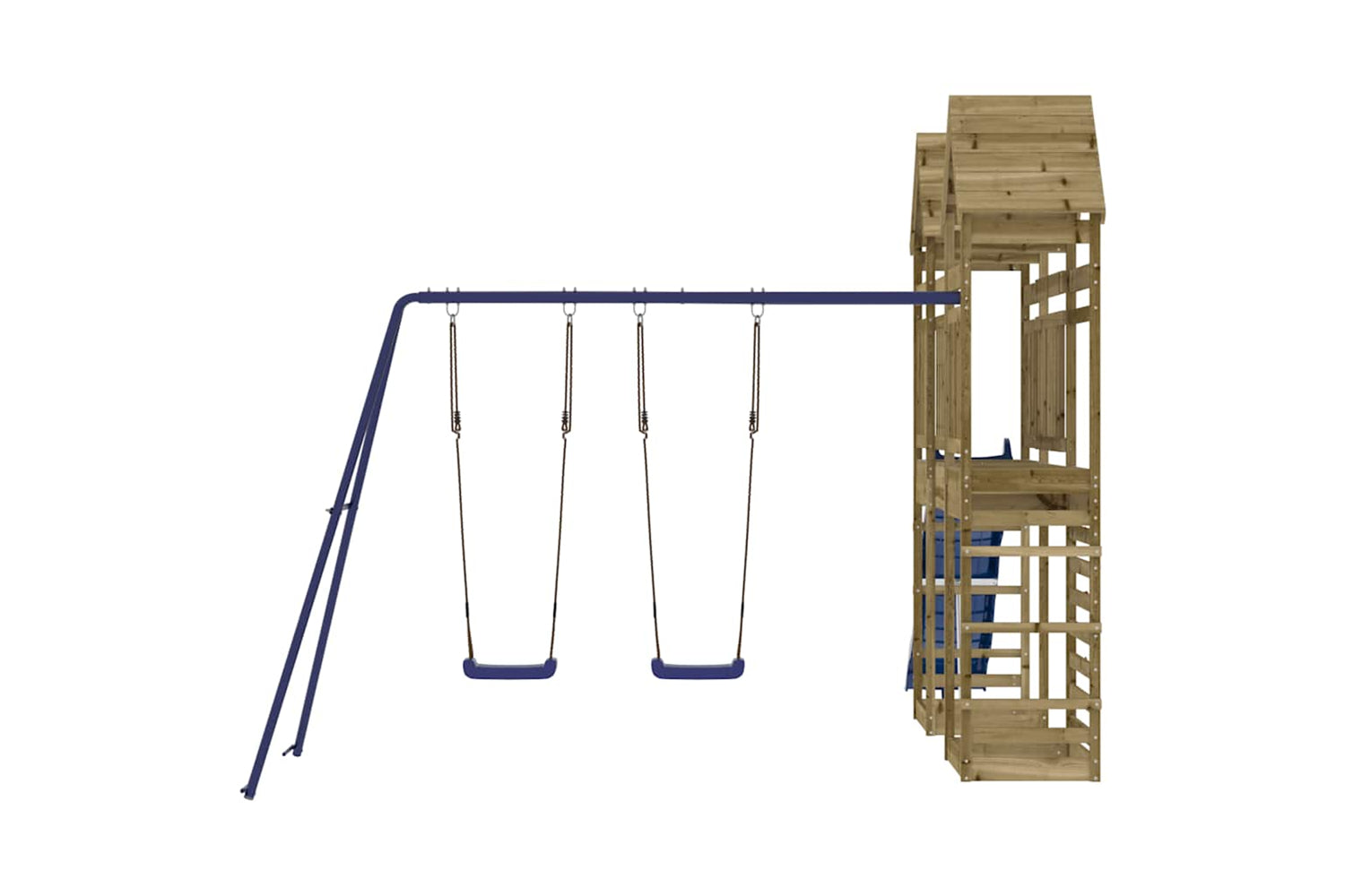 Vidaxl - 3156936 Outdoor Playset Impregnated Wood Pine-3