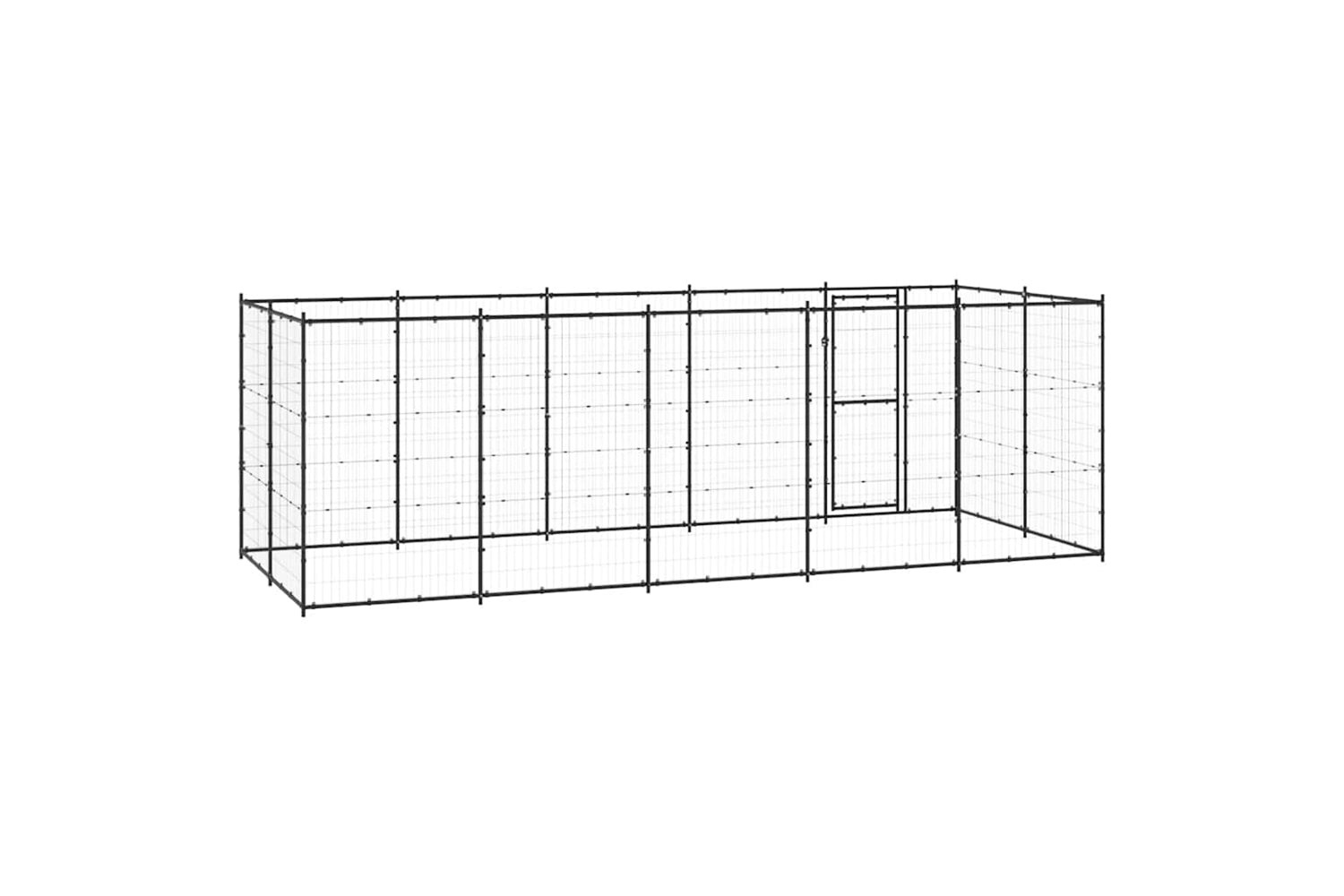 Vidaxl 3082299 Outdoor Dog Kennel Steel 12.1 M2-5