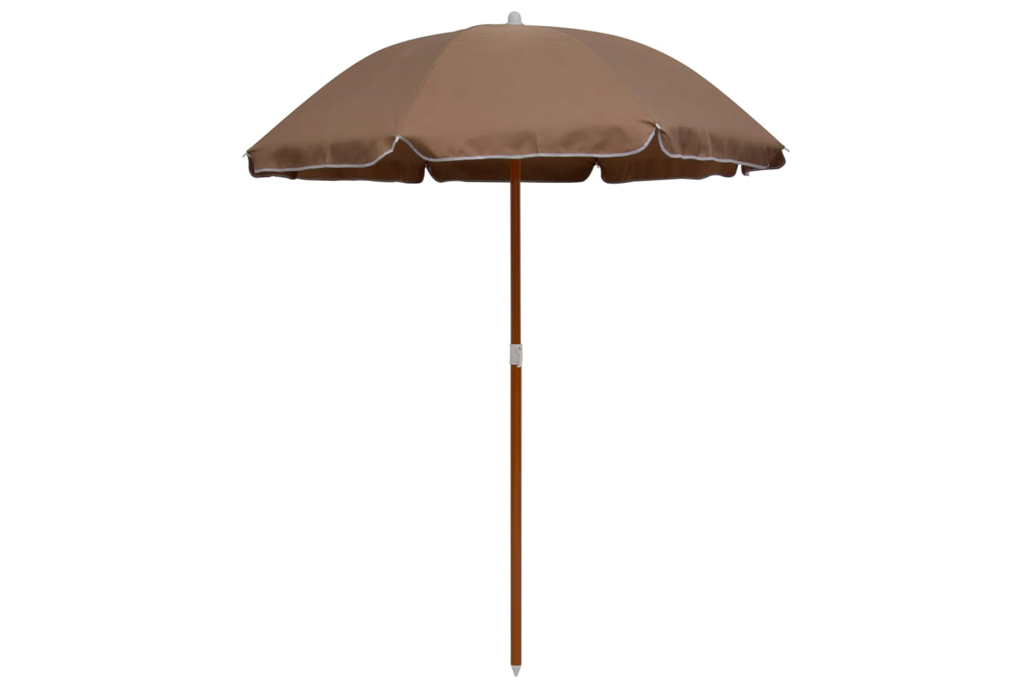 vidaXL 47801 Parasol With Steel Pole 180cm Taupe