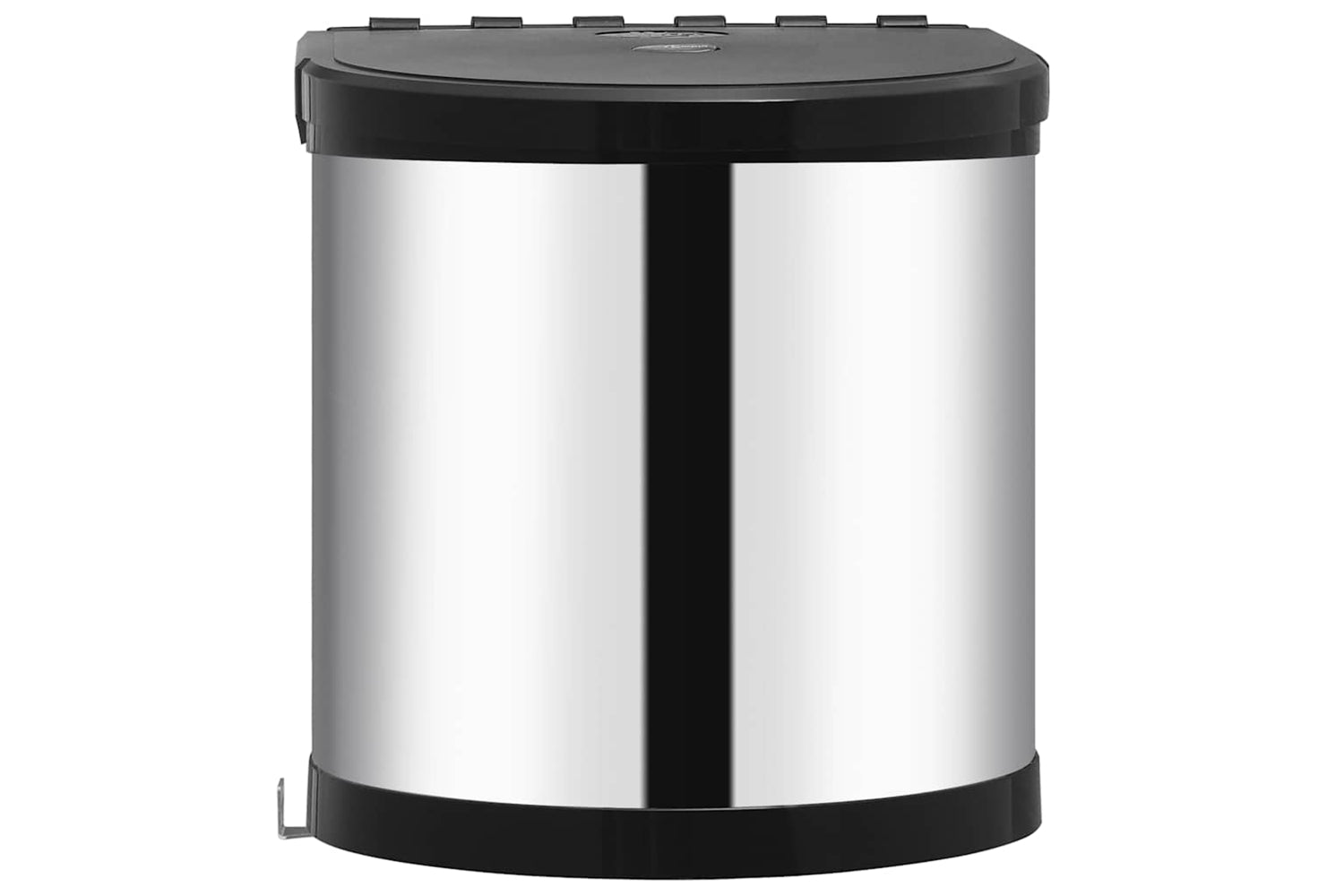 Vidaxl 51171 Kitchen Built-in Dust Bin Stainless Steel 8 L