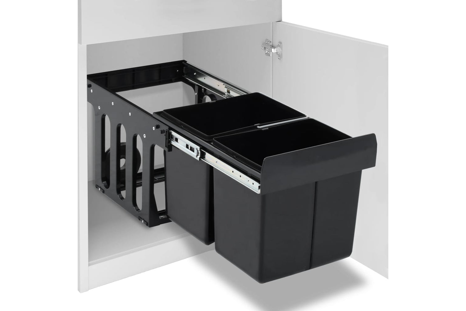 Vidaxl 51179 Kitchen Cupboard Pull-out Dustbin Soft-close 36 L