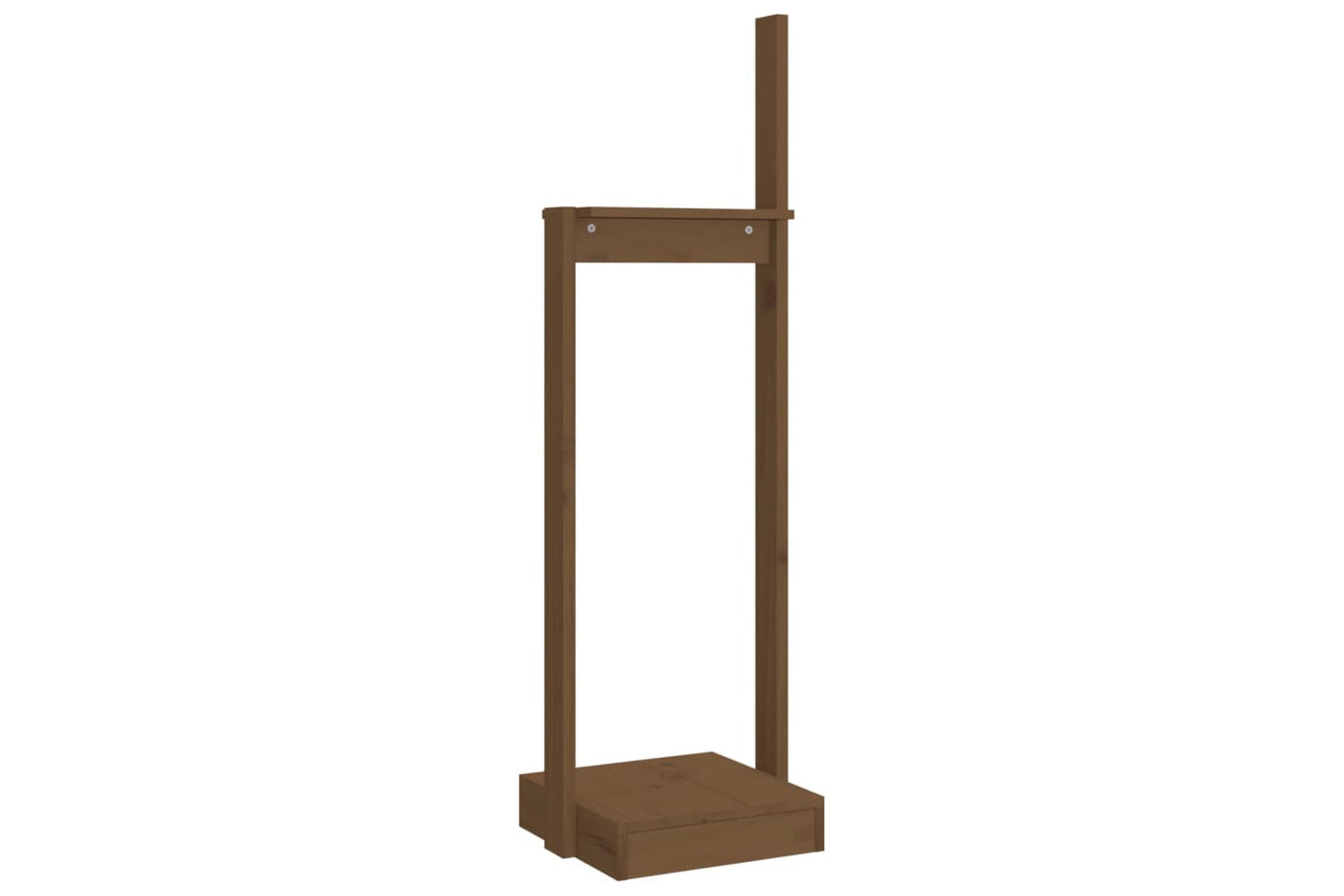 vidaXL 822619 Log Holder Honey Brown 33.5x30x110cm Solid Wood Pine