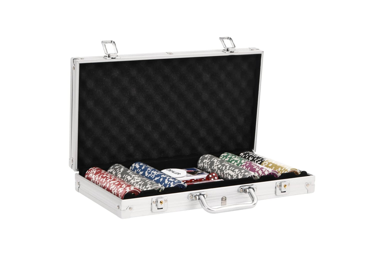vidaXL 80417 Poker Chip Set 300 Pcs 11.5 G-2