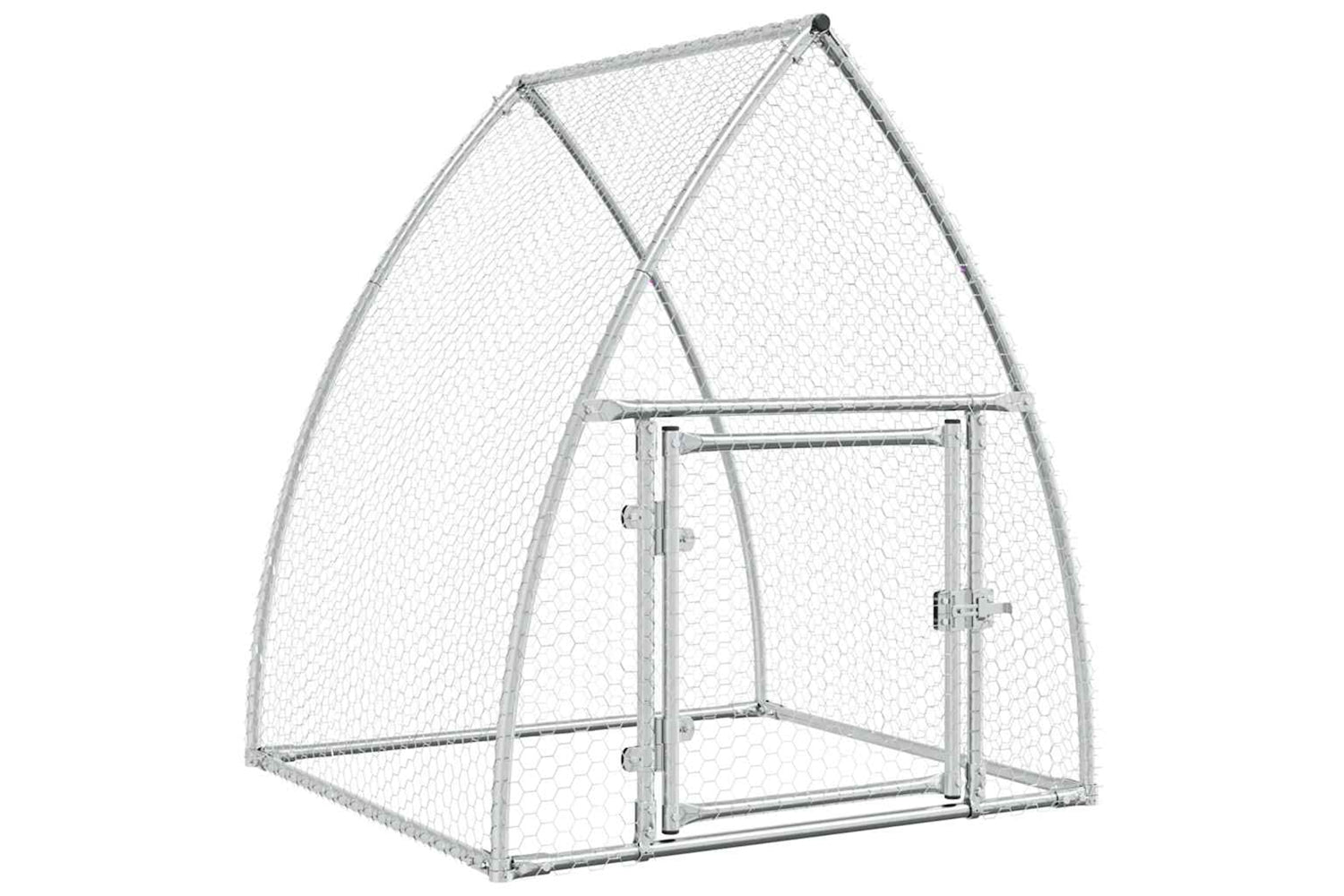Vidaxl Chicken Cage Silver 100x105x120 Cm Galvanised Steel