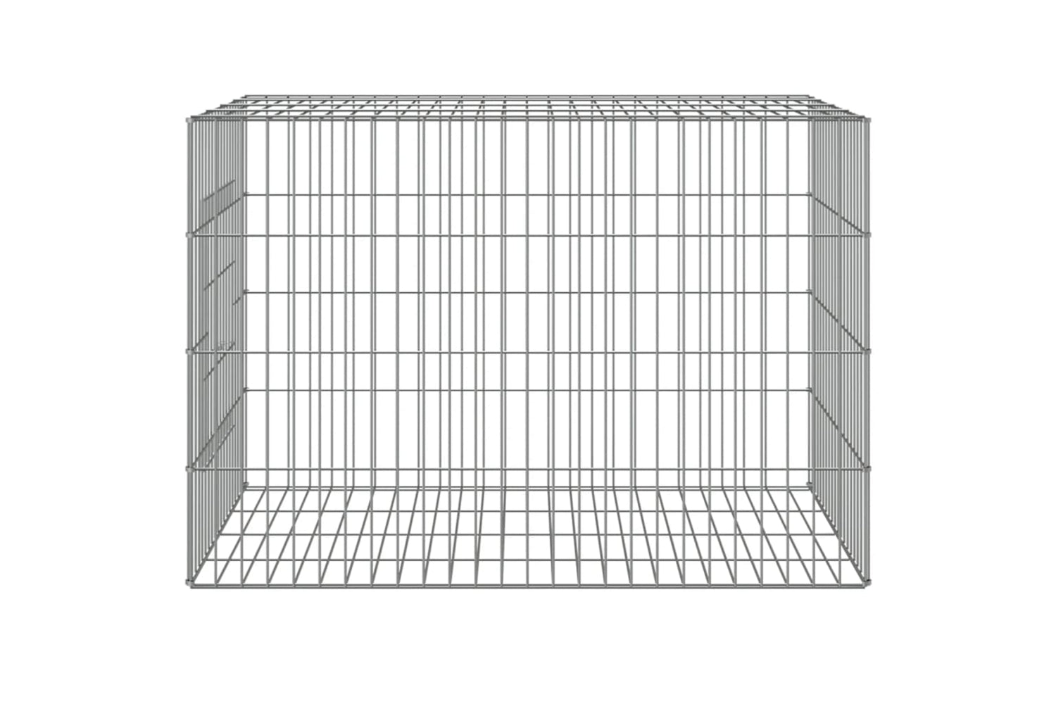 vidaXL 171567 Rabbit Cage 78x54x54cm Galvanised Iron-2