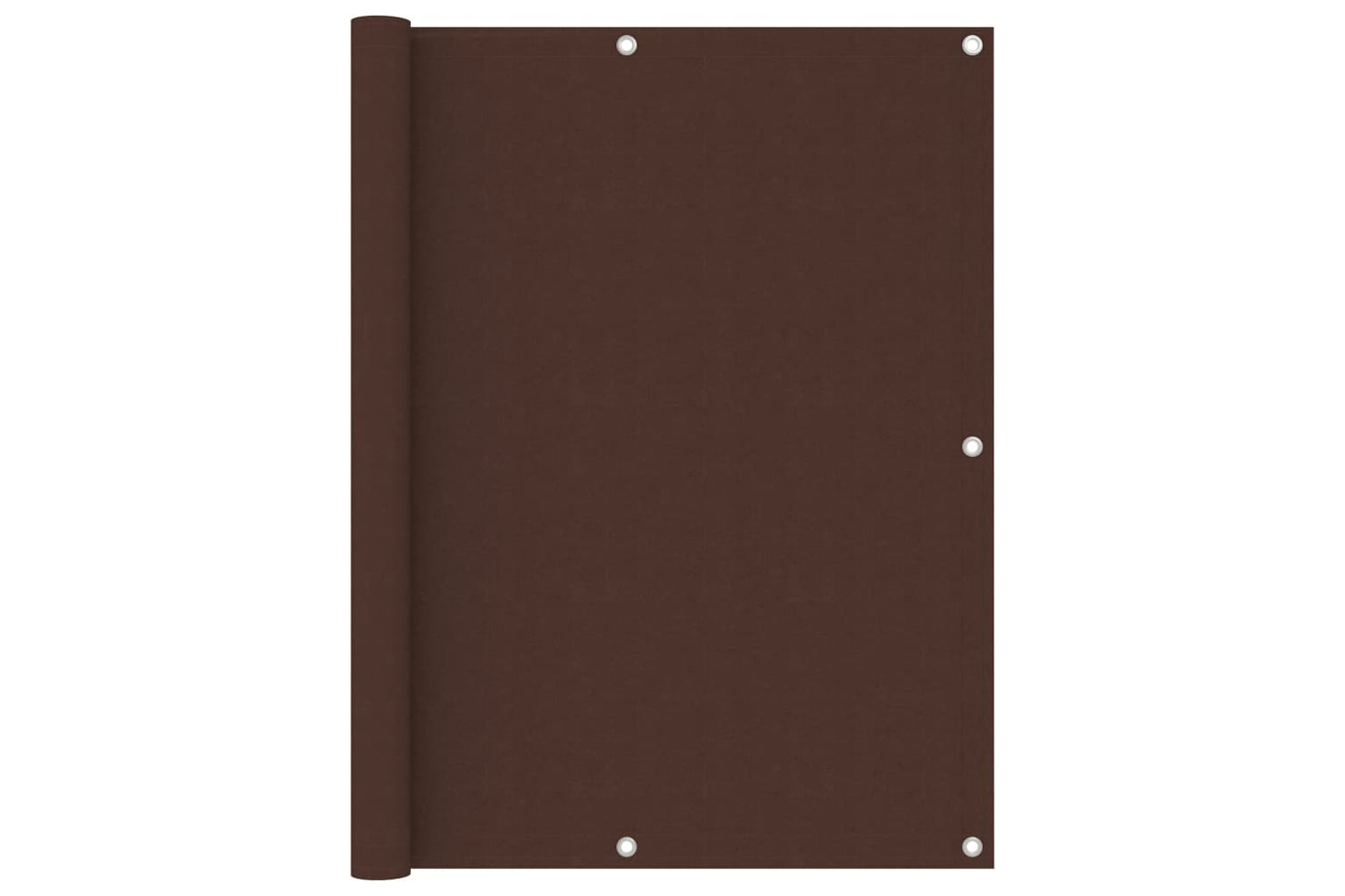 vidaXL 135079 Balcony Screen Brown 120x600cm Oxford Fabric