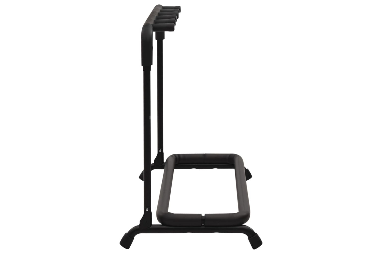 vidaXL 70174 Folding Guitar Stand With 5 Sections Black 74x41x66cm Steel-4