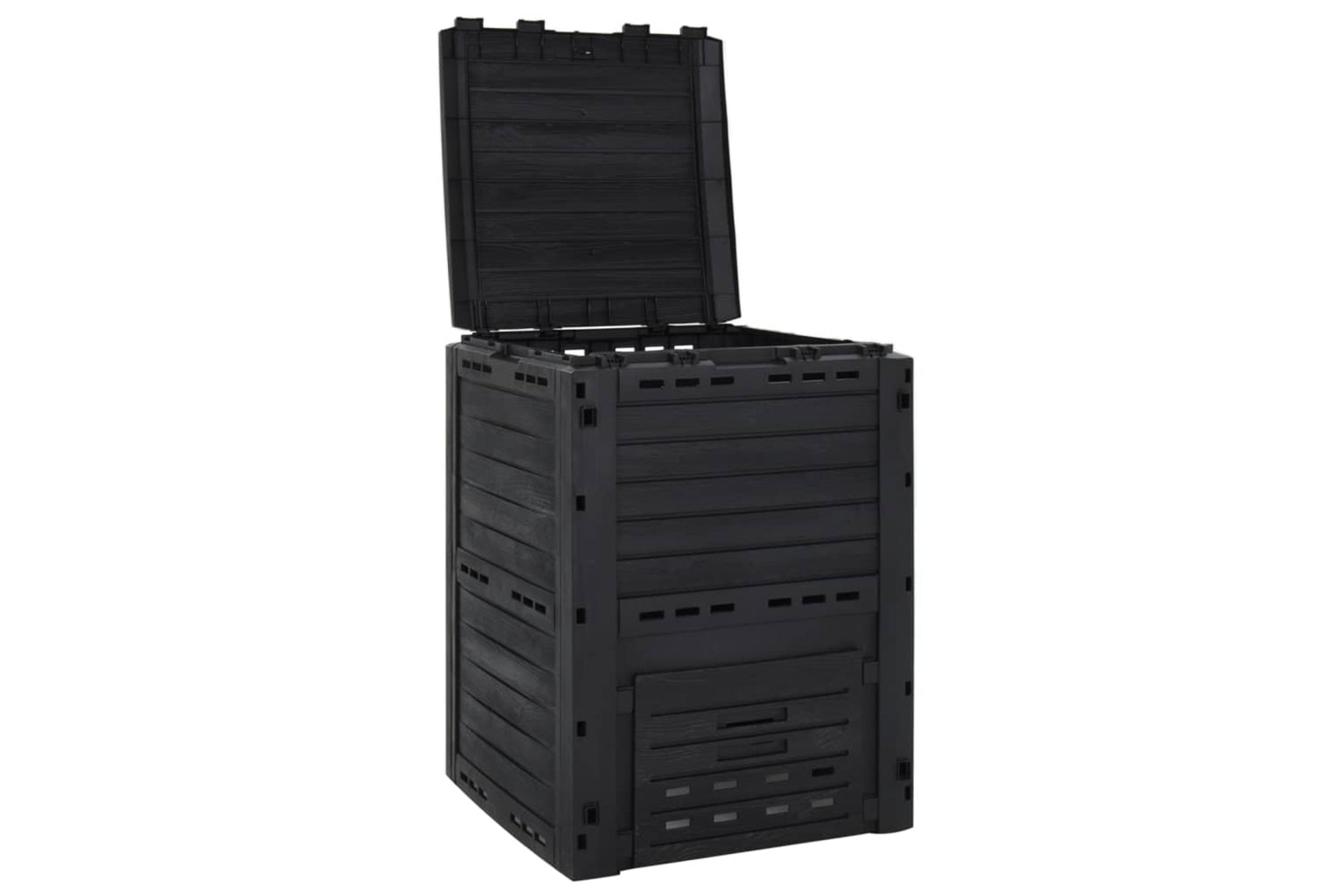 Vidaxl 152202 Garden Composter Black 280 L Polypropylene-4